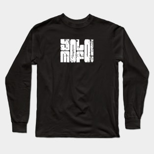 Yolo Mofo Motivation Typography Design Long Sleeve T-Shirt